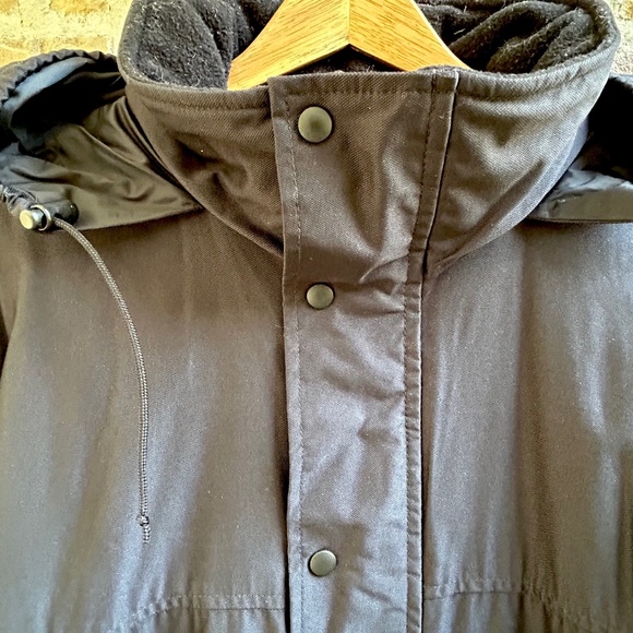 Vintage/Rare Kanuk Black Parka Jacket / Size 6 / Celine Dion World Tour - Picture 4 of 11